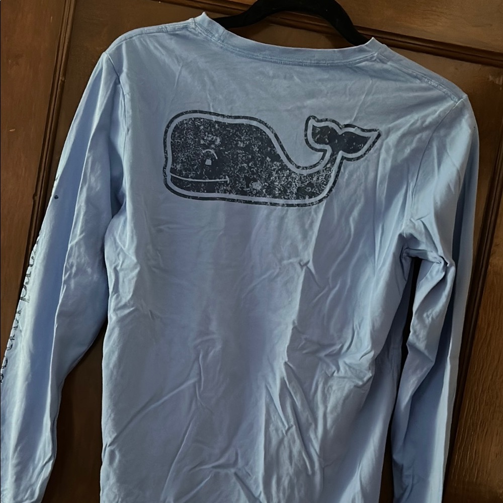 Vineyard Vines Light Blue Long Sleeve Tee